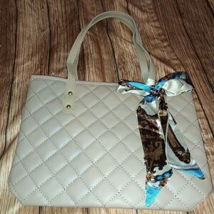 Fashion Argyle pattern shoulder bag purse